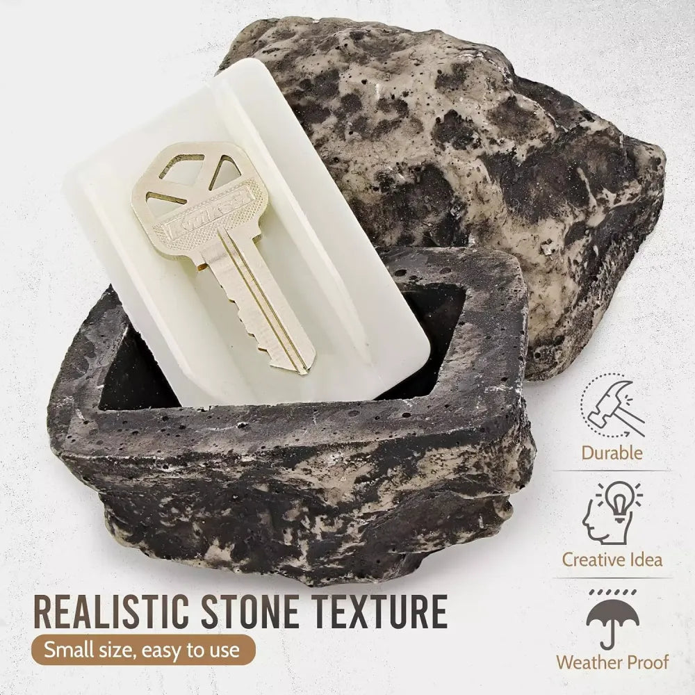 Hidden key storage rock - home improvement