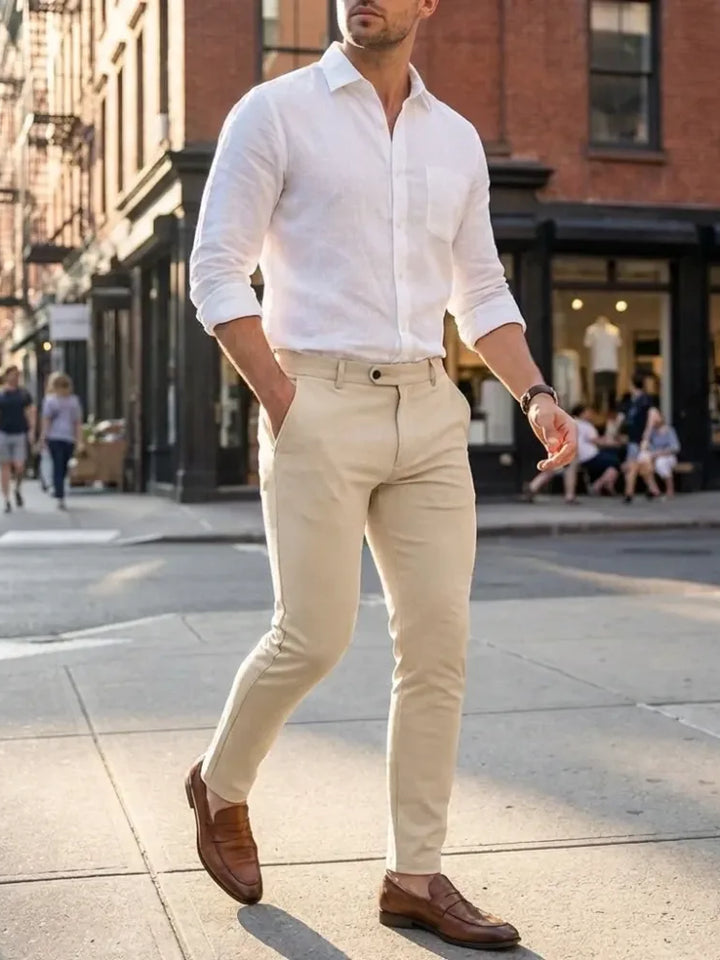 High Elasticity Men's Classic Pants (Pack of 3)