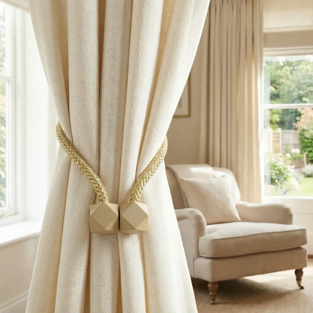 Home curtain tiebacks straps buckle clips - improvement