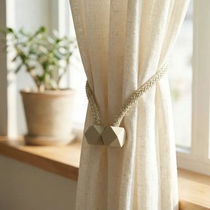 Home curtain tiebacks straps buckle clips - improvement
