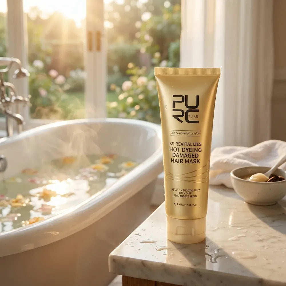 Hot dyeing hair repair mask