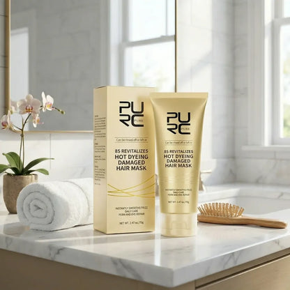Hot dyeing hair repair mask