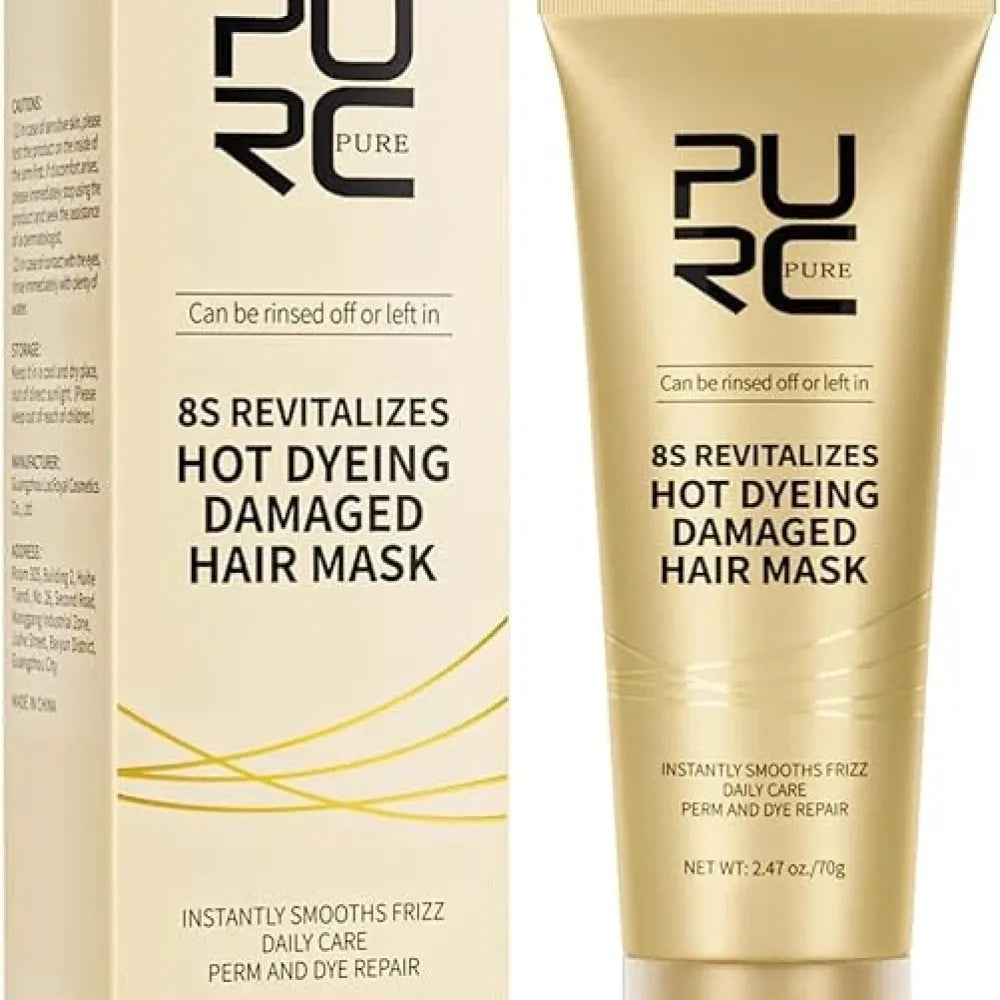 Hot dyeing hair repair mask