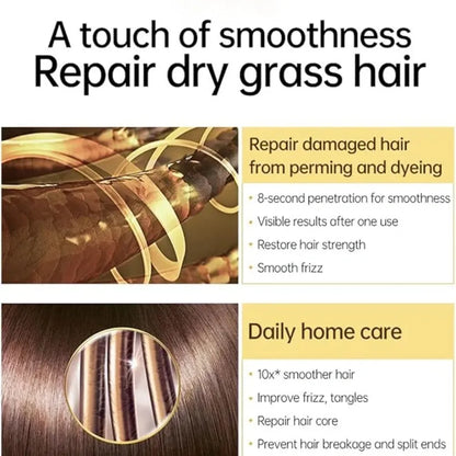 Hot dyeing hair repair mask