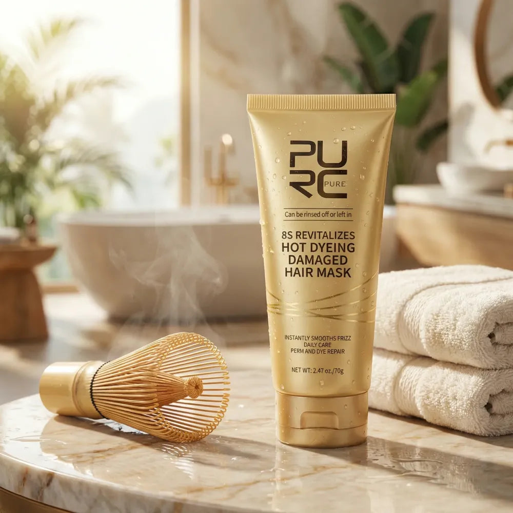 Hot dyeing hair repair mask