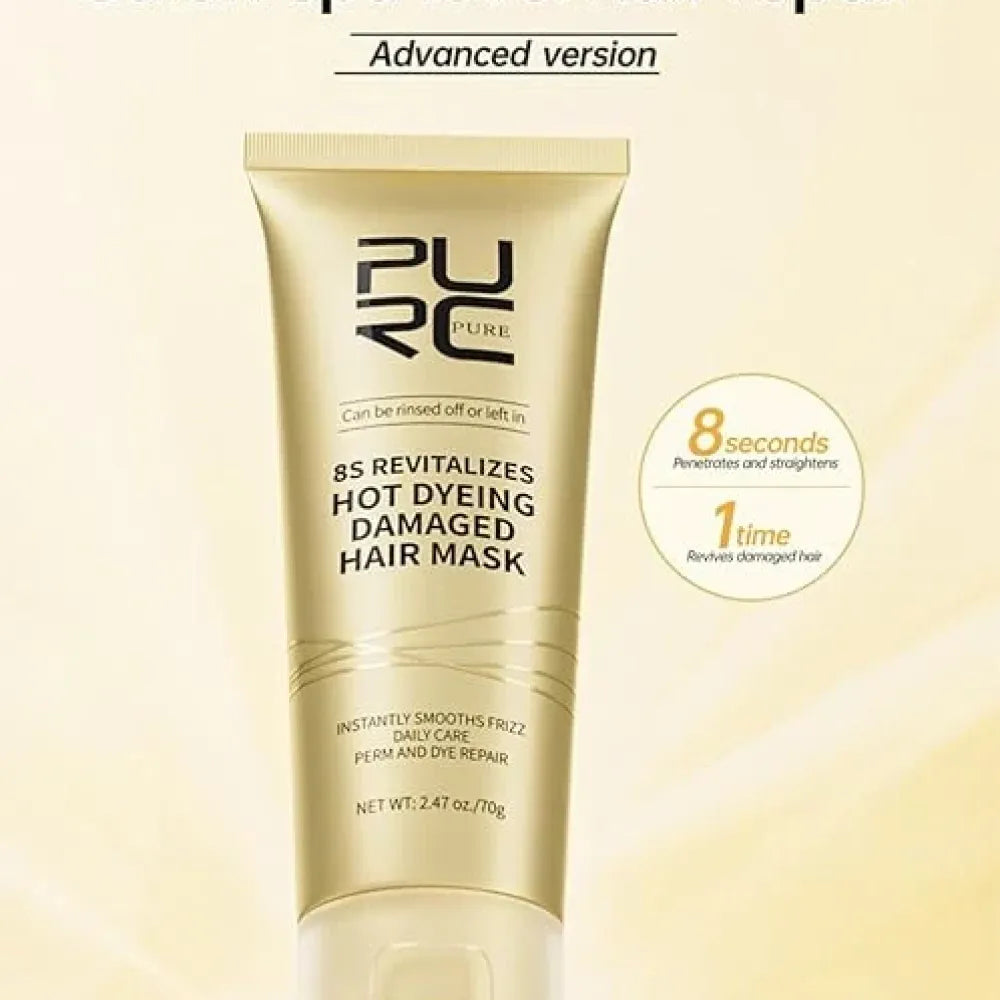 Hot dyeing hair repair mask