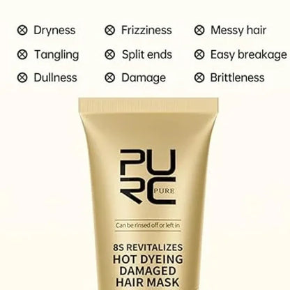 Hot dyeing hair repair mask