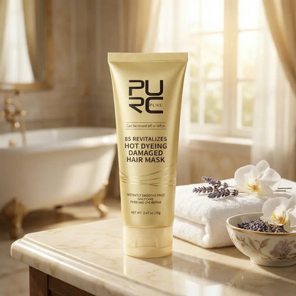 Hot dyeing hair repair mask