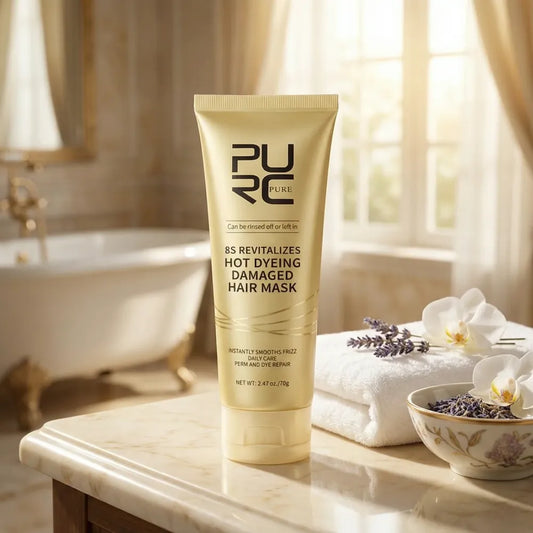 Hot dyeing hair repair mask