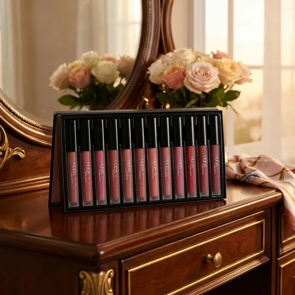 Huda beauty matte lipstick – pack of 12