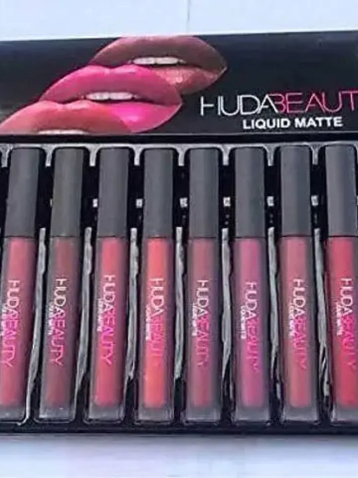 Huda Beauty Matte Lipstick – Pack of 12