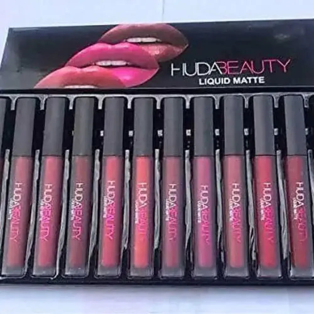 Huda beauty matte lipstick – pack of 12