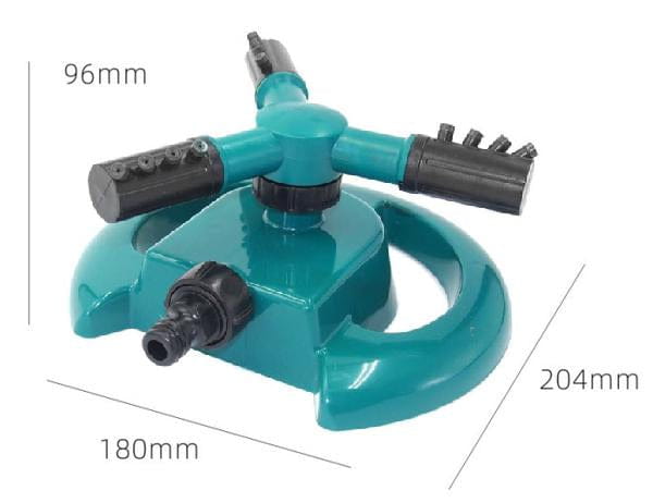 360° rotating garden sprinkler