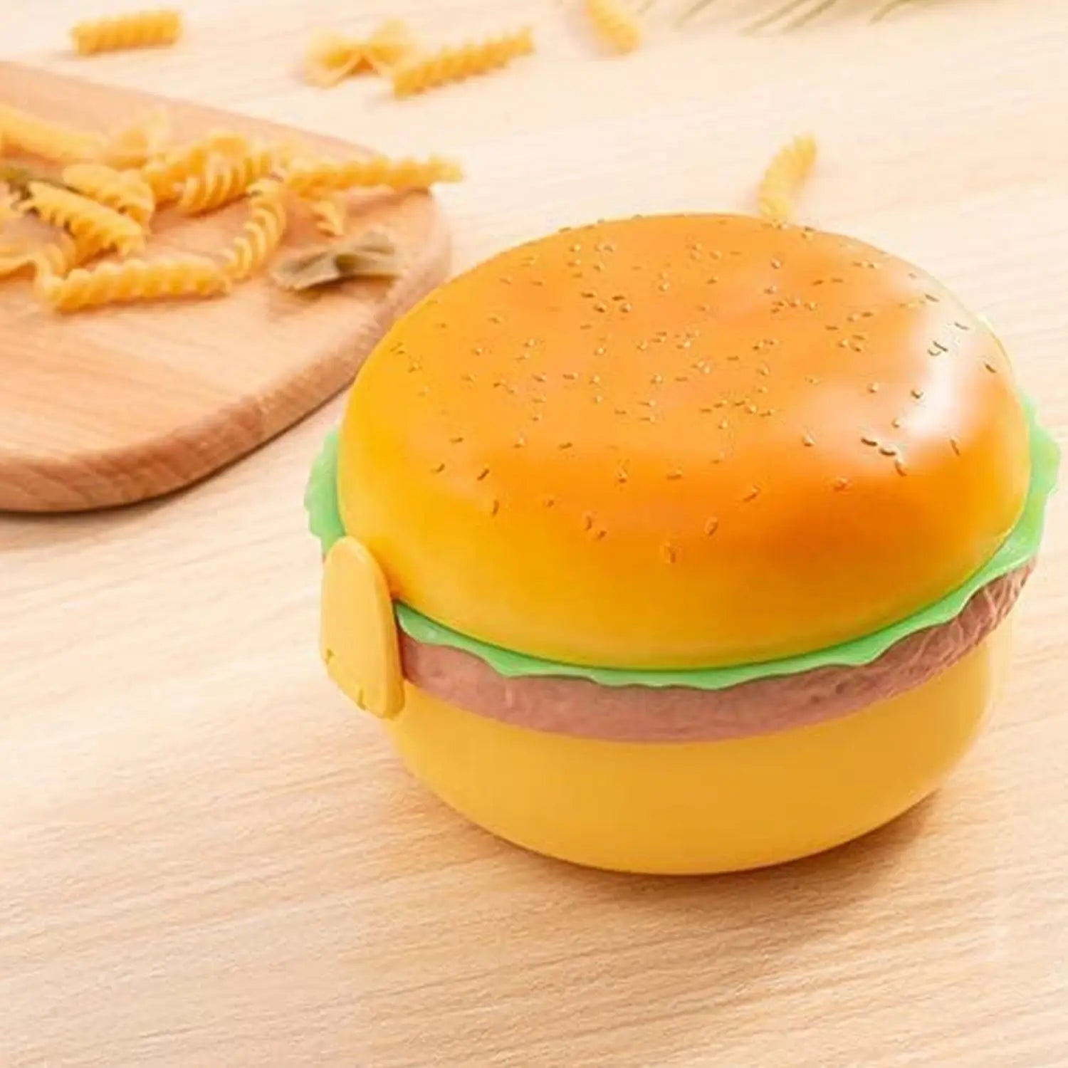 Burger shape lunch box