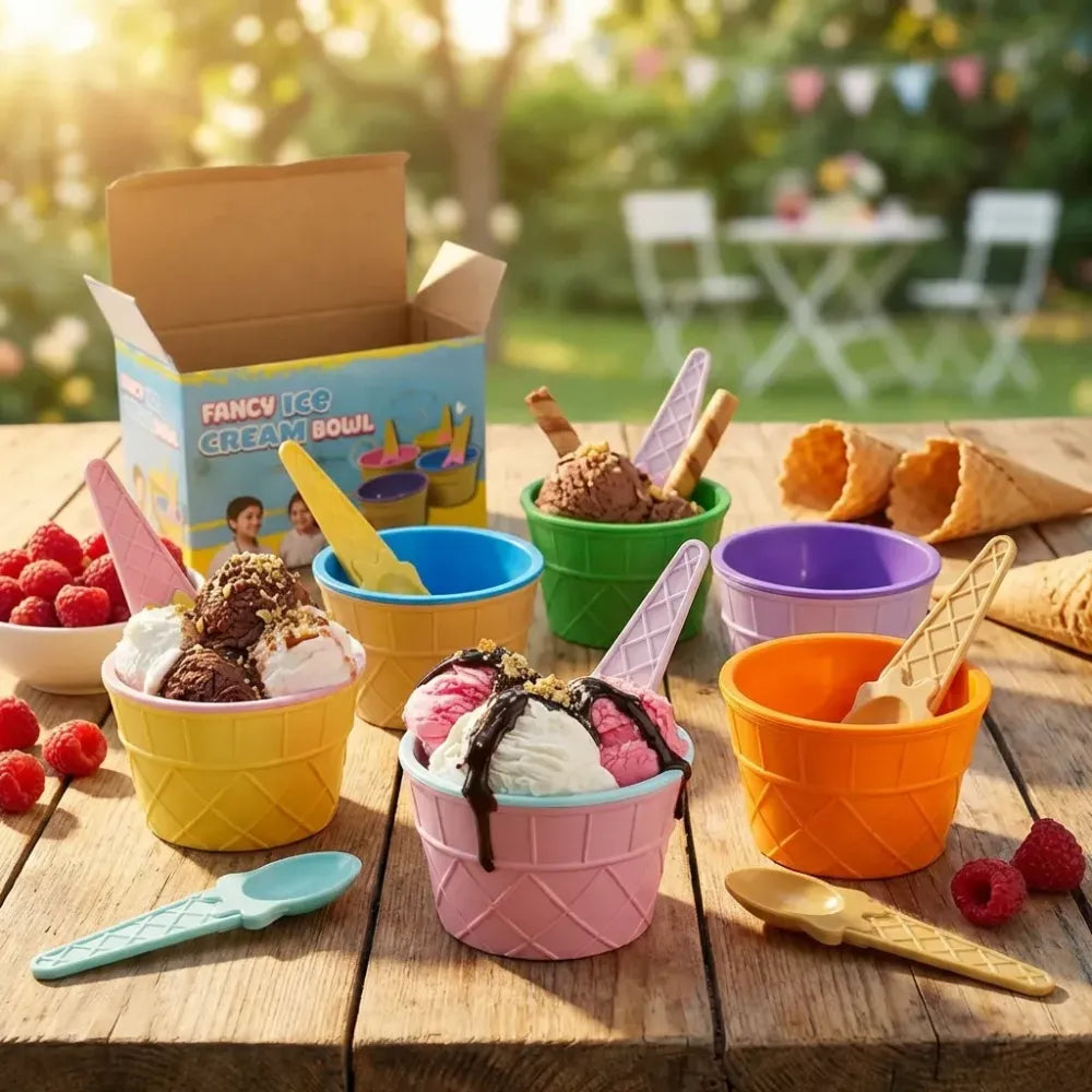 Ice cream bowl set - home & kitchen