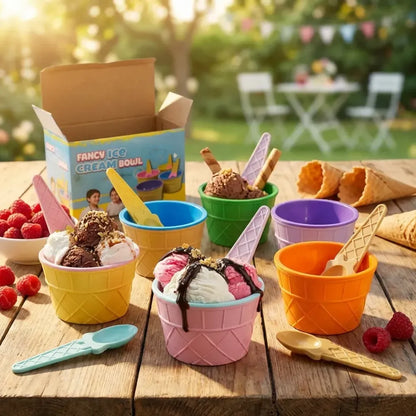 Ice cream bowl set - home & kitchen