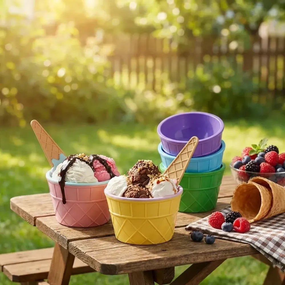 Ice cream bowl set - home & kitchen