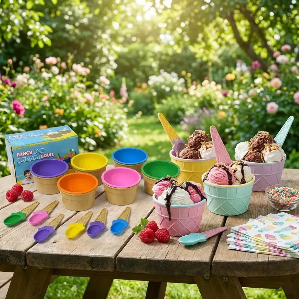 Ice cream bowl set - home & kitchen