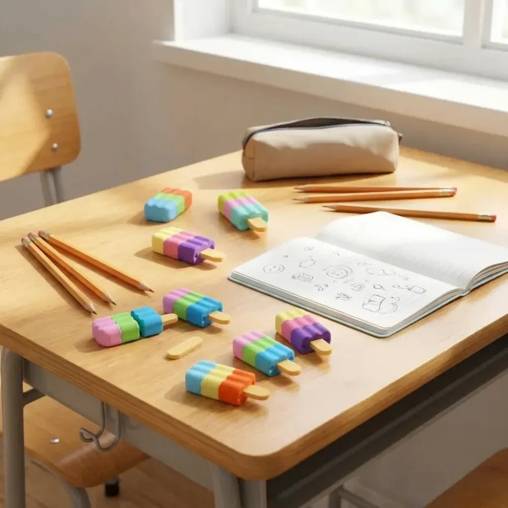 Ice cream eraser set - home improvement