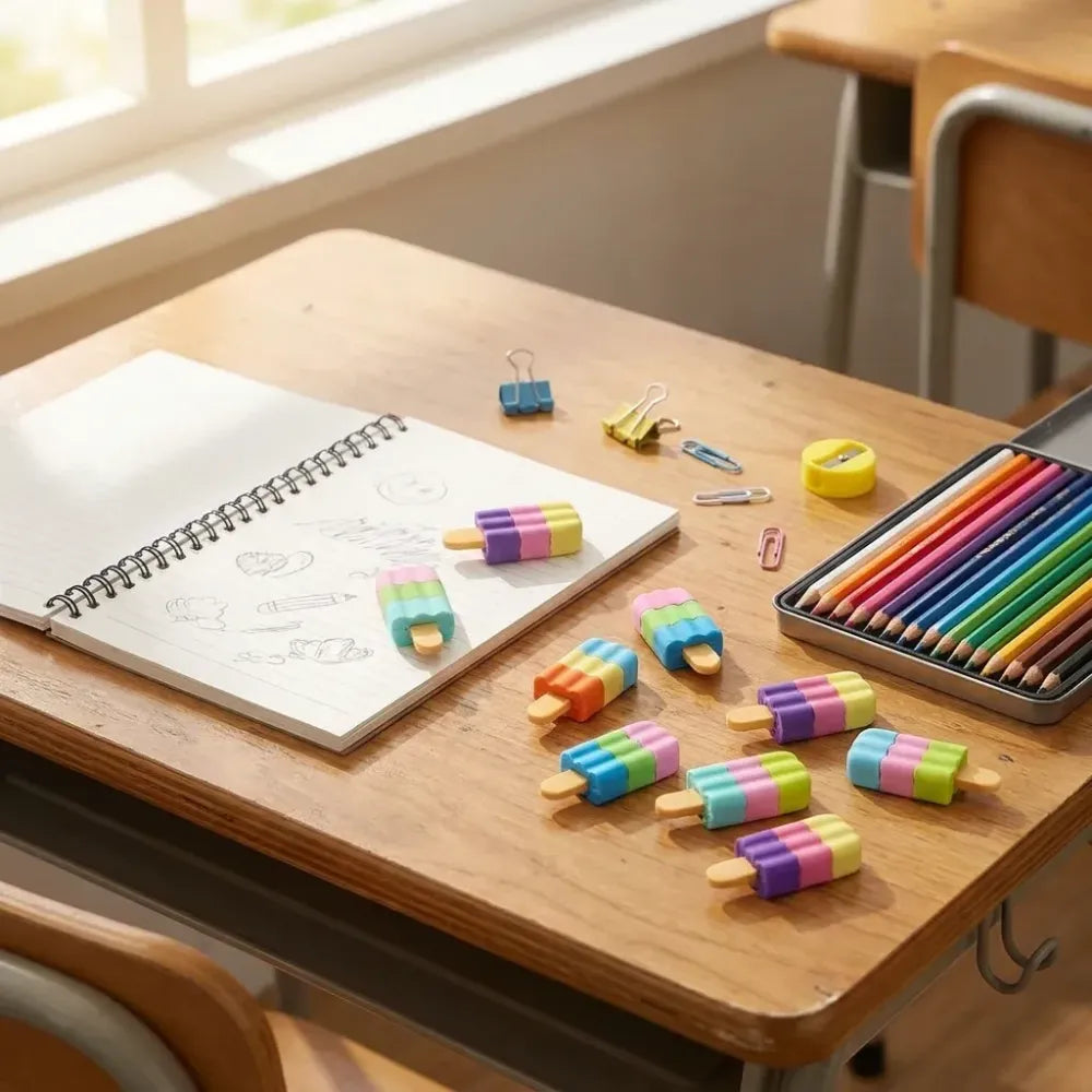Ice cream eraser set - home improvement