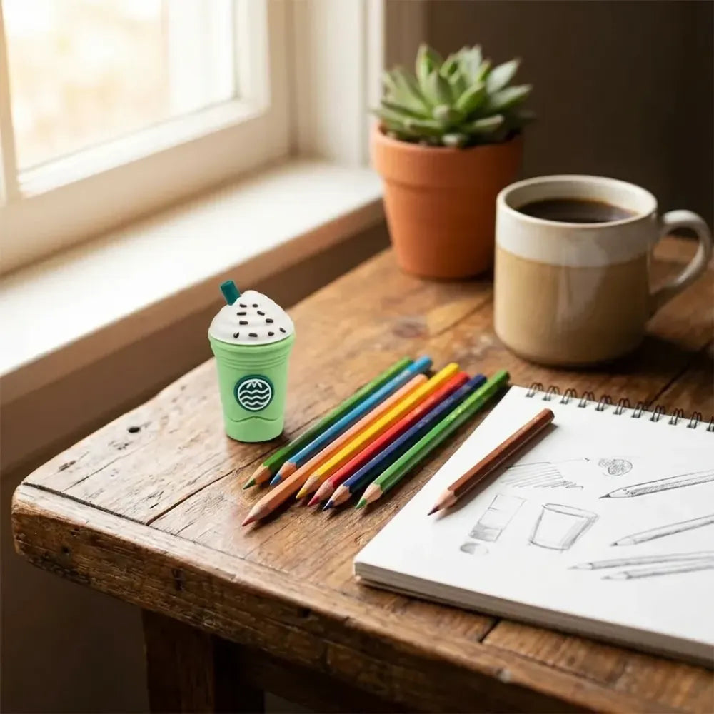 Ice cream pencil sharpeners (24-pack) - office