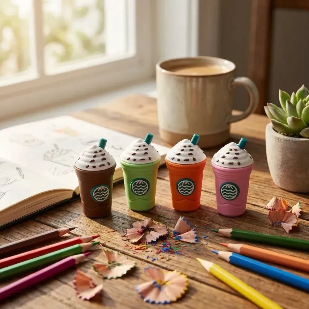 Ice cream pencil sharpeners (24-pack) - office
