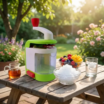 Ice shaver & spiral cutter - home kitchen