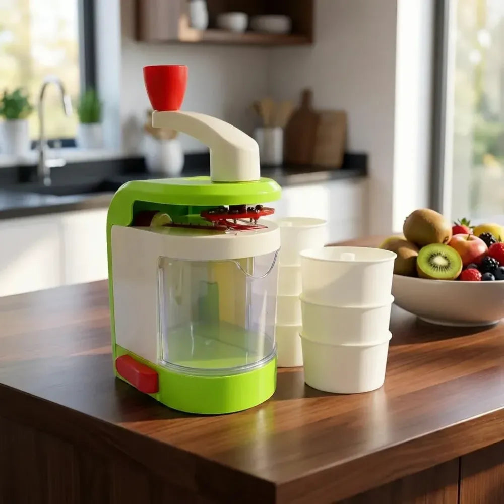 Ice shaver & spiral cutter - home kitchen