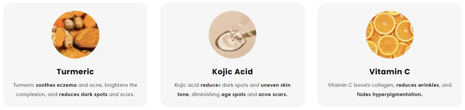Turmeric kojic acid cleansing pads