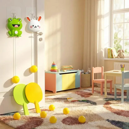 Indoor hanging table tennis set