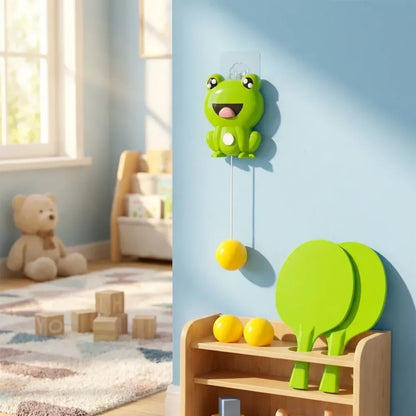 Indoor hanging table tennis set