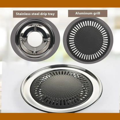 Indoor smokeless bbq grill