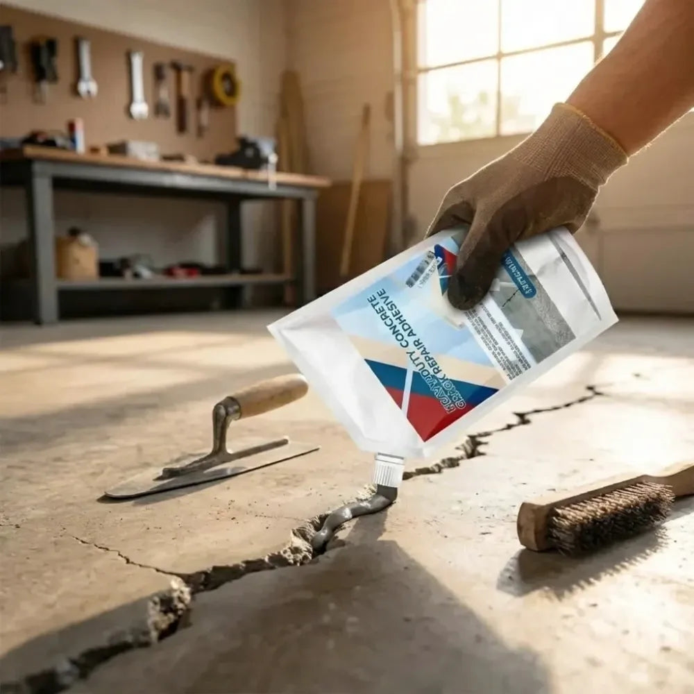 Industrial concrete crack filler