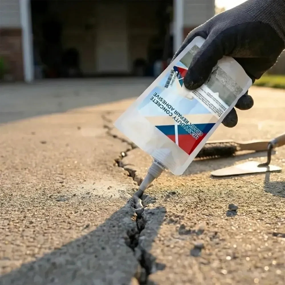 Industrial concrete crack filler