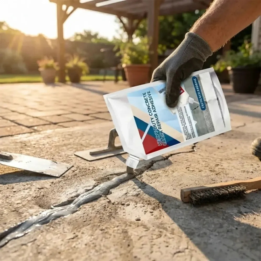 Industrial concrete crack filler
