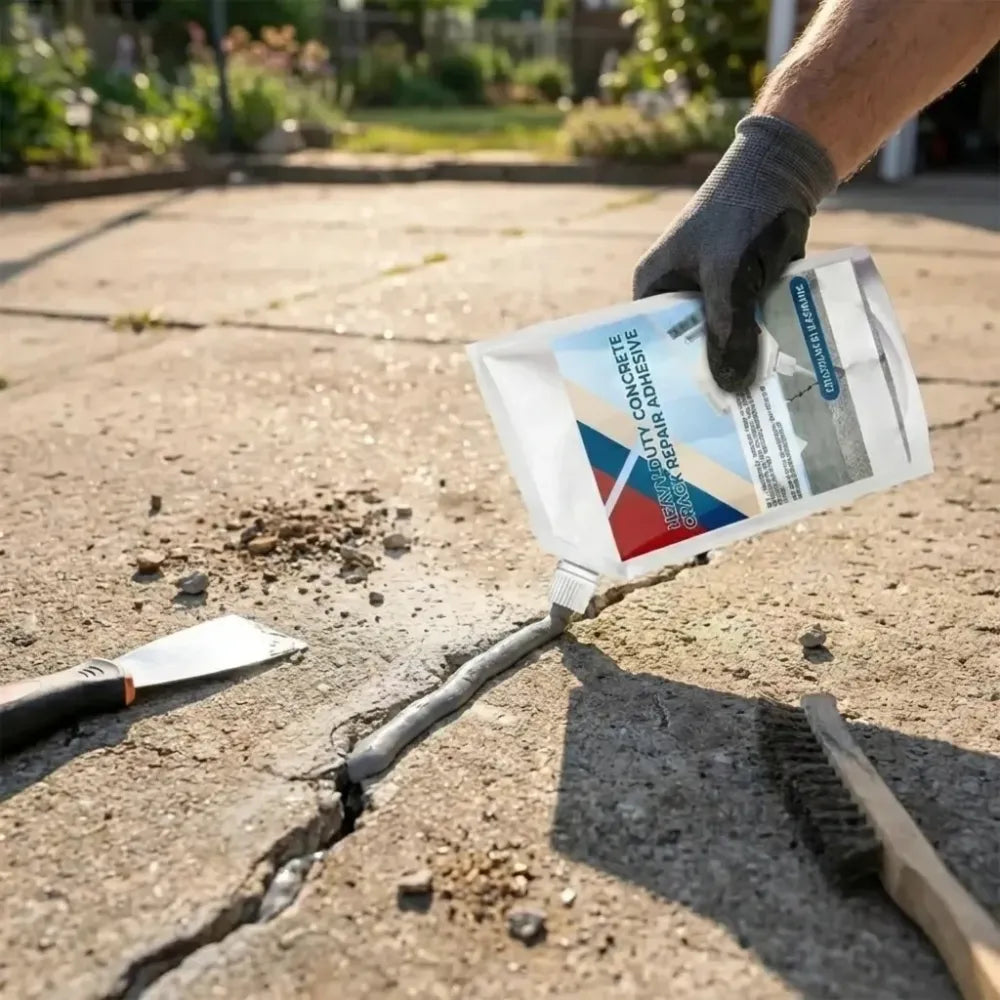 Industrial concrete crack filler