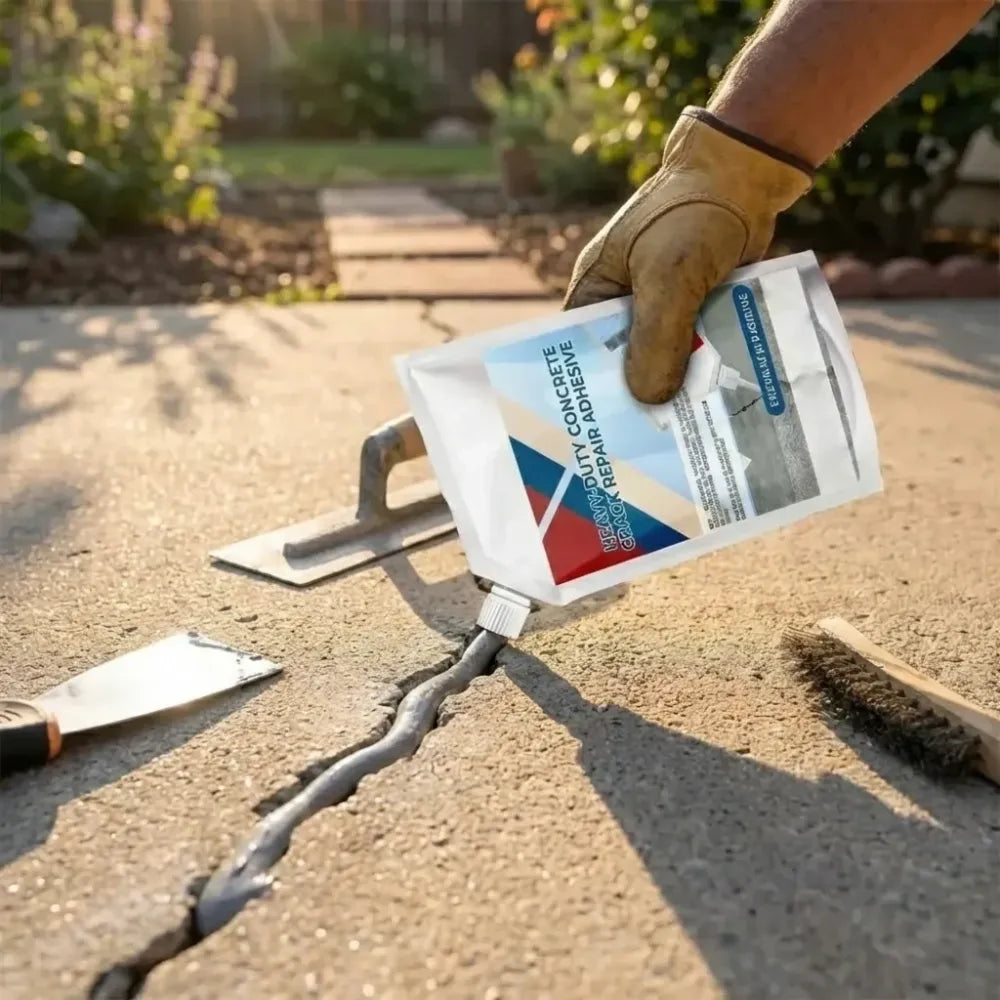 Industrial concrete crack filler
