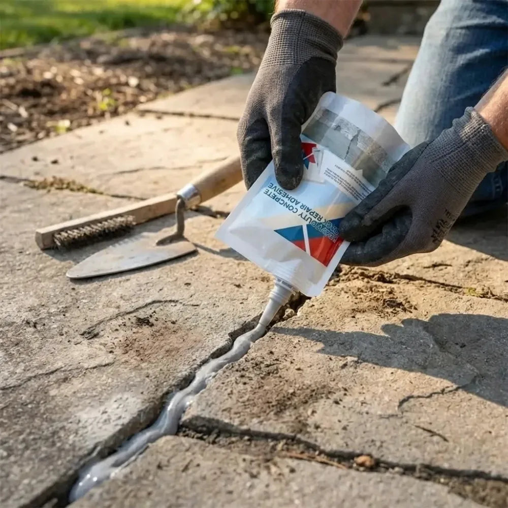 Industrial concrete crack filler