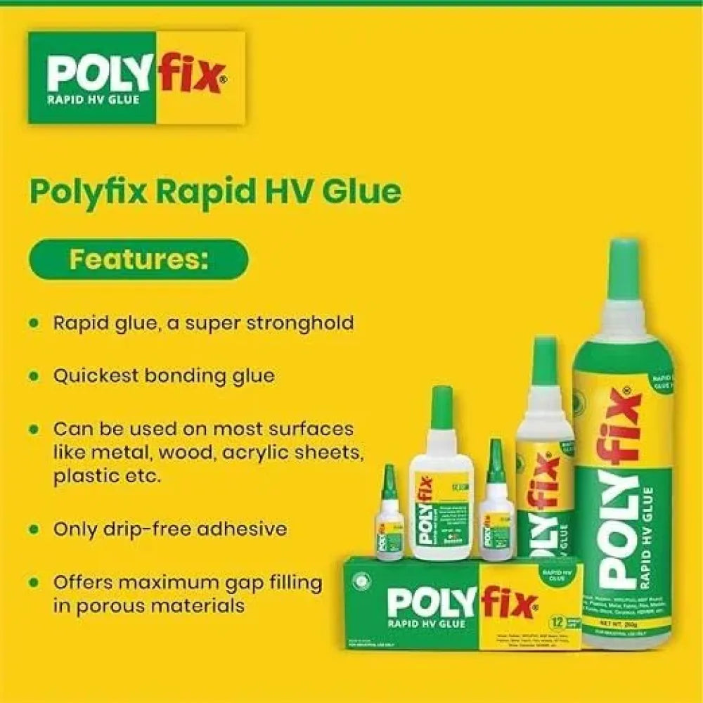 Industrial-strength hv glue
