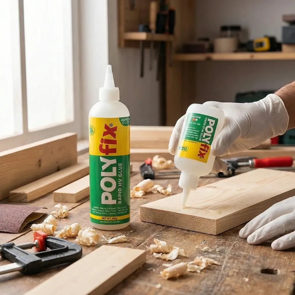 Industrial-strength hv glue