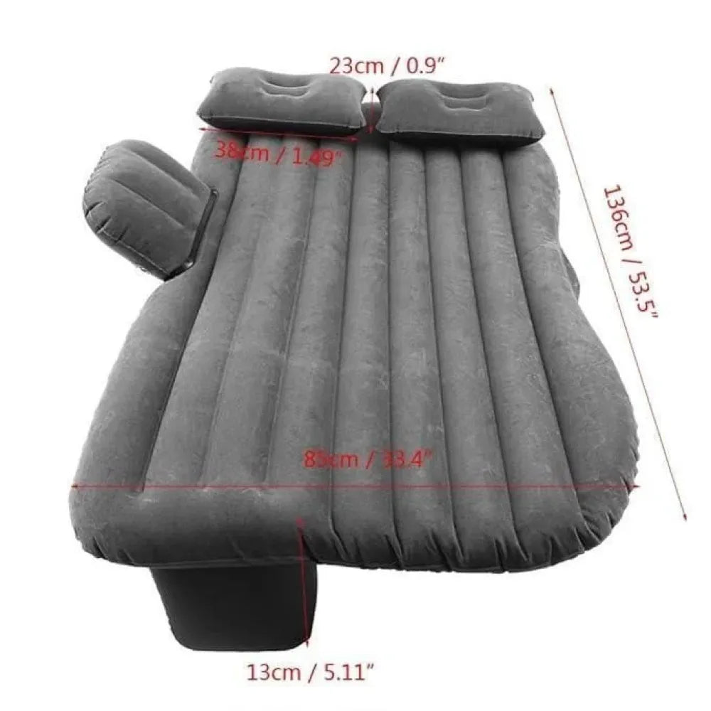Inflatable car bed mattress