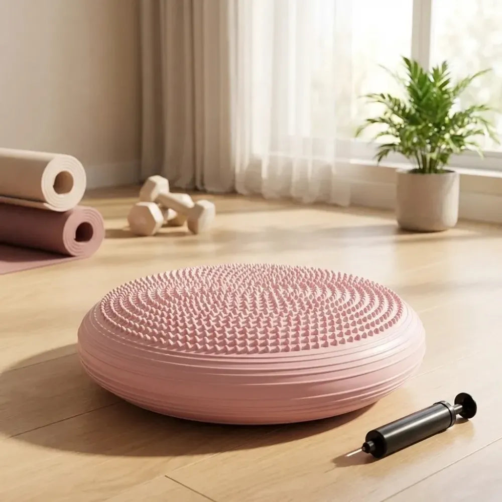Inflatable core balance pads