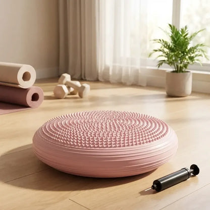 Inflatable core balance pads