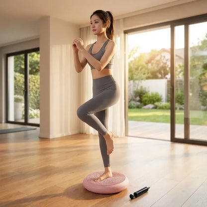 Inflatable core balance pads