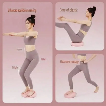 Inflatable core balance pads