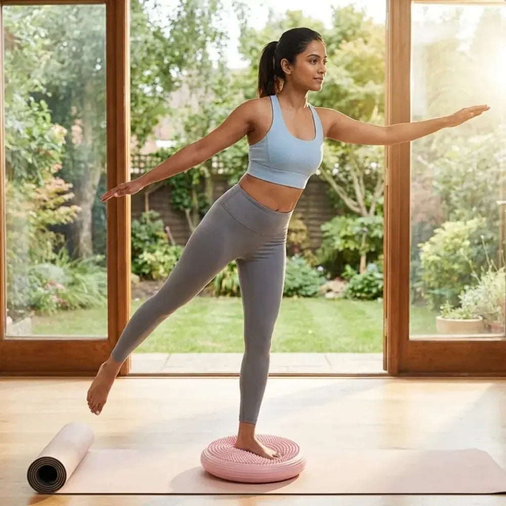 Inflatable core balance pads