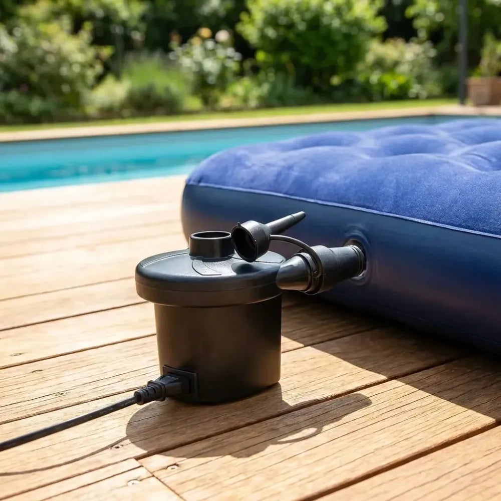 Inflatable vinyl lounger – 180kg capacity