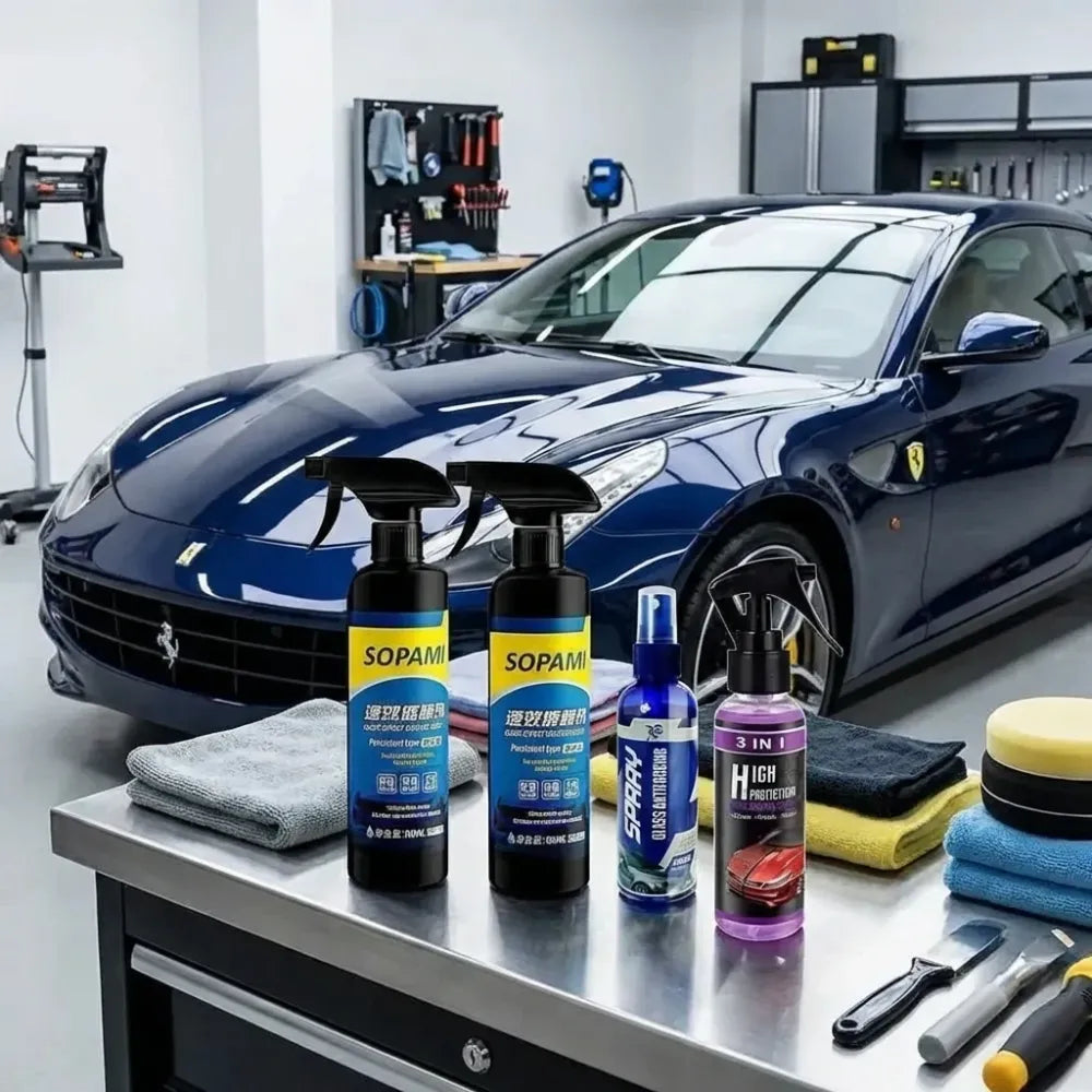 Instant ceramic coating spray