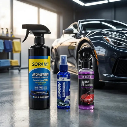 Instant ceramic coating spray