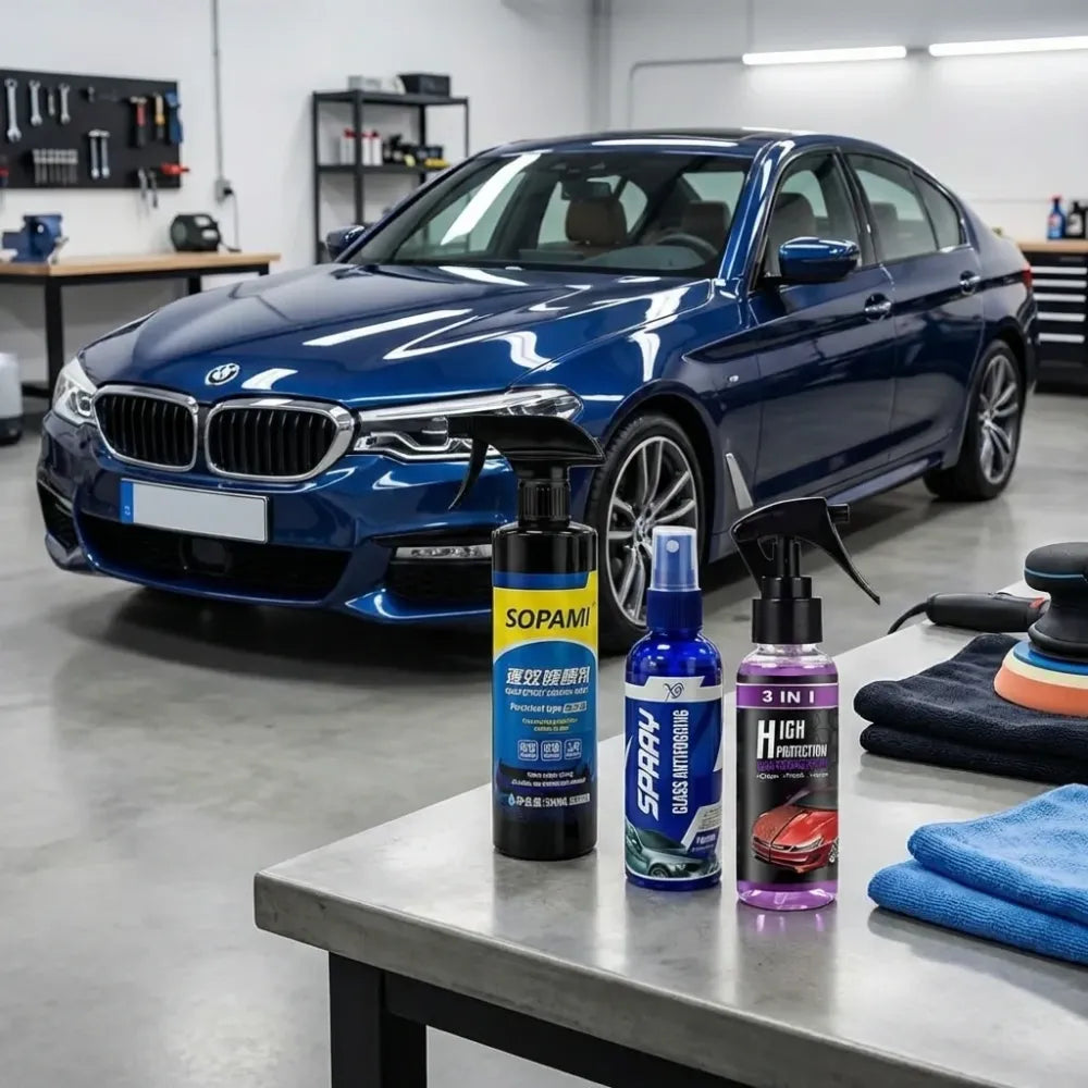 Instant ceramic coating spray